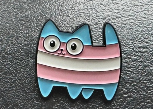 Transgender katzen pin - transgender, katzen-pin