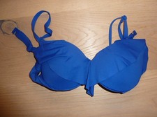 CALZEDONIA Bikini Oberteil, Push-up, blau...LOOK!!!