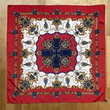 Paris Schal Tuch Carré Seide quadratisch vintage Seidenschal Seidentuch