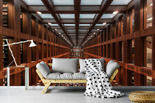 VLIES Fototapete-BÜCHEREI-(6258ah) Berlin Jacob-und-Wilhelm-Grimm-Zentrum 3D Ef.