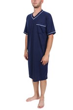 Herrennachthemd, kurzarm, 100%