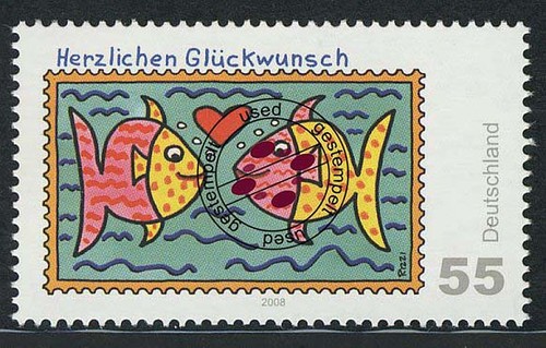 2645 post grußmarke rizzi - post,