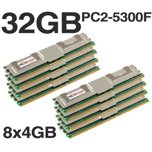 32gb ddr2 pc2 5300f - 32gb, (8x4gb)