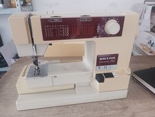 Nähmaschine Riccar Electronic 290, weiß, 105W, Deckel, Nachlass, Auflösung 