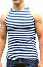 L./Telnjaschka Ukraine, ärmelloses Militär Armee Uniform T-Shirt nicht farbig.