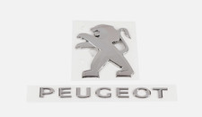 Neu Original Peugeot 308 2013-2020 Heck “Peugeot” + Löwe Emblem Heck Emblem