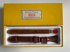Flauto Dolce Moeck Blockflöte Alt Flöte dunkelbraunes Holz Original Karton