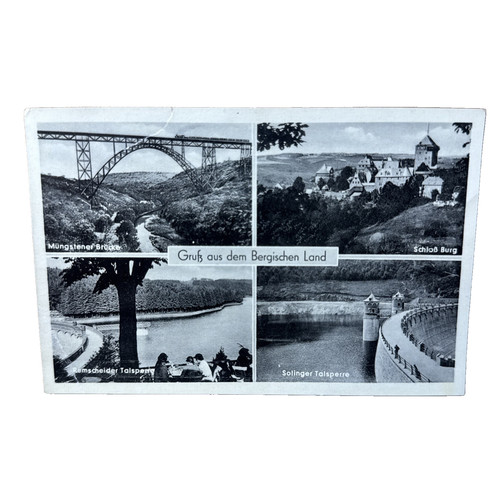 Postkarte bergisch land - postkarte,