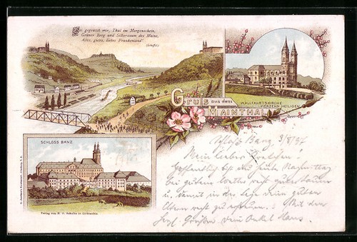 Lithographie bad staffelstein - lithographie,