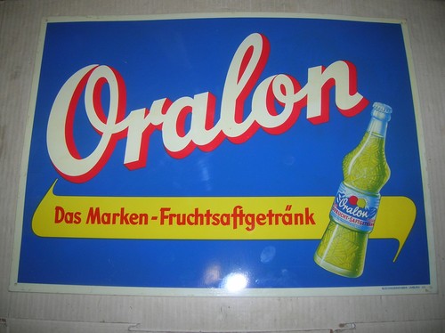 Original altes blechschild - original,