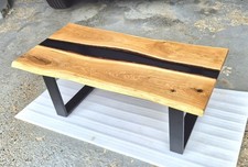 epoxidharz tisch, River Table, Massivholz Tisch, Wohnzimmer Tisch, Couch Tisch