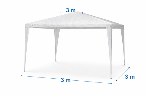 Pavillon 3x3m gartenpavillon - pavillon,