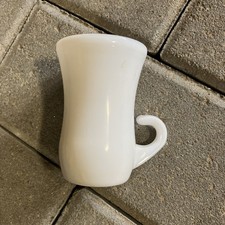 Vintage 1950 Ovoro Italy-Espresso Tasse Demi Tasse Termocrisa 50er Jahre weiß 