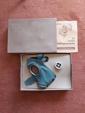 Original Gasmaske Volksgasmaske VM K VM40, 2. WK, OVP inkl. Anleitung 