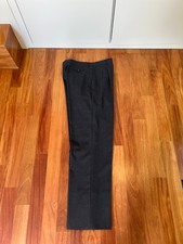 Burberry Anzugshose Grau Wolle