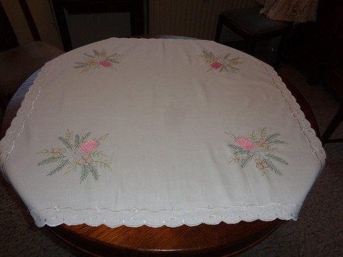 Tischdecke 80x80 festliche - tischdecke,