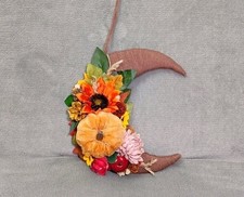 Herbstgesteck für die Tür, Türkranz, Herbstkranz, Wanddeko, Wandkranz künstlich