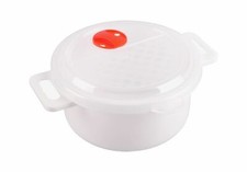 Mikrowellen Kasserolle 1,0L Mikrowellengeschirr Gefrierdose Frischhaltedose Topf