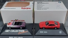 2 x BMW HERPA 1:87 325i Cabrio