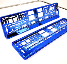 Kennzeichenhalter Farbe Blau