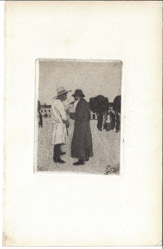 Emil orlik radierung ein - radierung, "ein