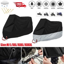 M-XXXXL Motorradplane Abdeckplane Motorrad Abdeckung Roller Schneefest Outdoor
