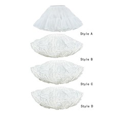 Damen Rock Unterrock Kurzrock Tüll Crinoline Rock Organza größenverstellbar Komfort