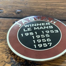 Jaguar Grill Emblem Celebrating Winner Le Mans 1951 - 1953 extrem hochwertig