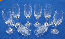 NACHTMANN 8 Gläser Sherry Sonja Kristall Glas Kristallglas Schälschliff signiert
