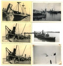 6x Orig. Foto Schiff Boot