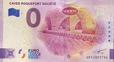 BILLET 0 EURO CAVES ROQUEFORT SOCIETE FRANKREICH 2022 NUMMER DIVERS