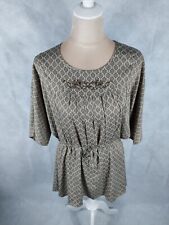 Kleid Blutsgeschwister Gr. M 38 (S/36) NEU beige braun Tunika Bluse Minikleid 