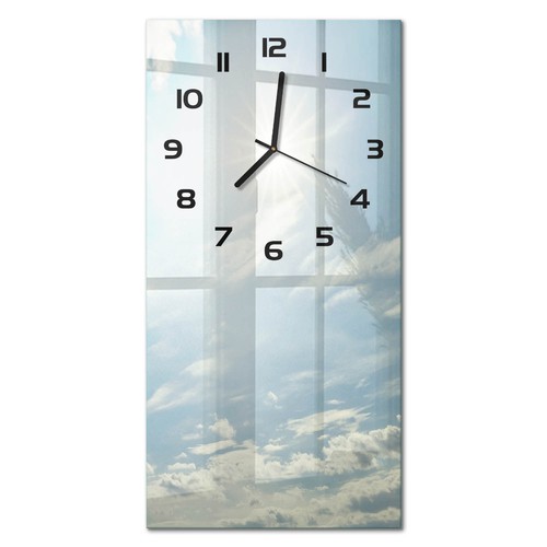 Hochwertige wanduhr aus glas - wanduhr,