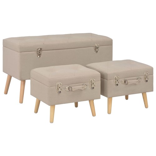 Vidaxl hocker mit stauraum - mit, 3
