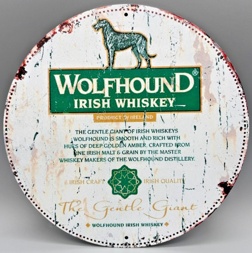 Blechschild wolfhound irish - *blechschild-wolfhound,