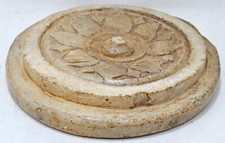 Antik Weiß Marmor Rund Blumen