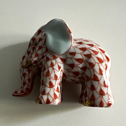 Herend elefant figur - elefant,