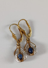 Ohrringe GelbGold 14k 585 Echt