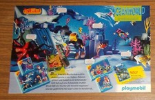 Seltene Werbung PLAYMOBIL Oceanworld 3951 3949 3853 3948 Tiefsee Taucher 1997