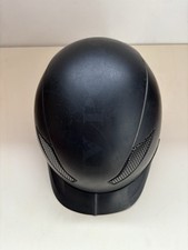 HV POLO Reithelm schwarz gebraucht Größe M 54-56 verstellbar mit Belüftung 