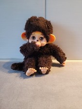 Monchichi Vintage Braun 20cm 80er Jahre Plüschtiere Sammler 