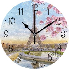 25 cm Eiffelturm Wanduhr -