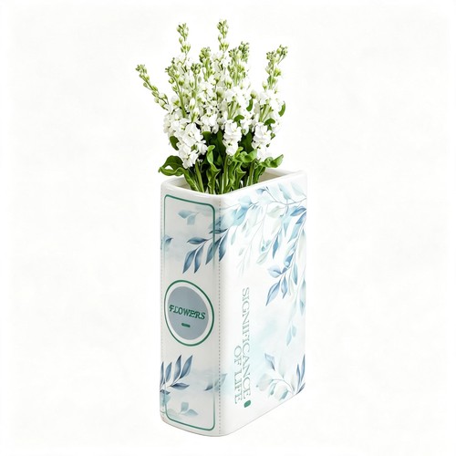 Keramik vase buchform blaue - keramik,