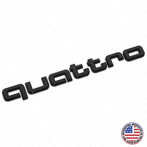 Audi quattro gloss black - gloss,