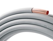 25 m Kupferrohr ummantelt Ring