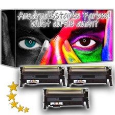 3x Qualitäts Toner YELLOW