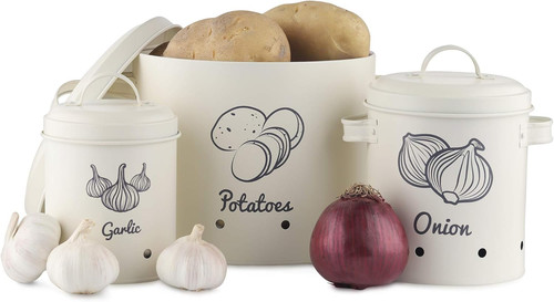 Set vorratsdose knoblauch - set,
