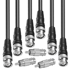 3 x BNC KABEL + 3 x Cinch