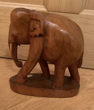 Holzfigur Elefant Figur Holz