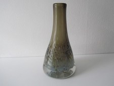 Vase Glas Rauchgrau Hellblau